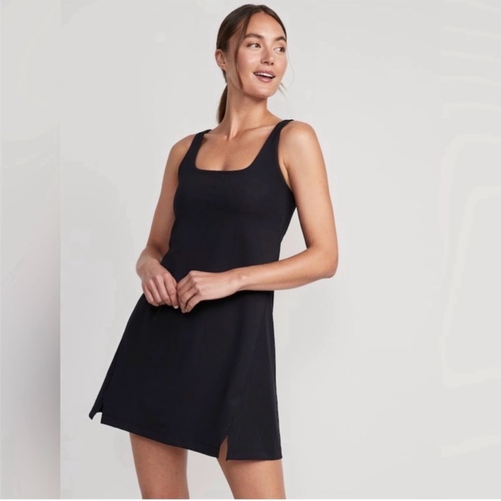 Old Navy Black Activewear Dress